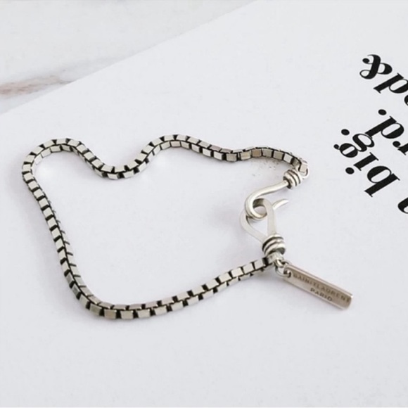 NEW CHAIN 925 STERLING SILVER BRACELET, NICE BRACELET, CUTE BRACELET - Picture 5 of 7